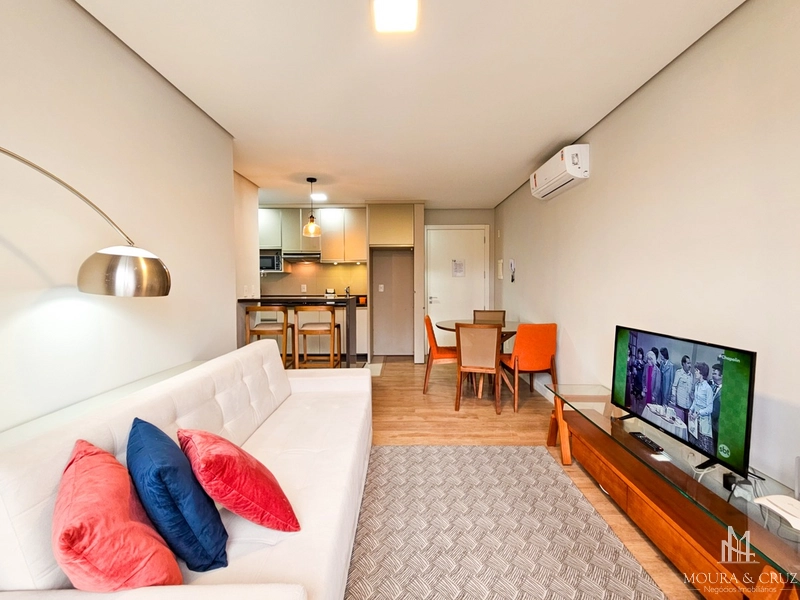 Apartamento 1 quarto mobiliado no Centro de Gramado: 3ª foto da galeria de imagens do imóvel