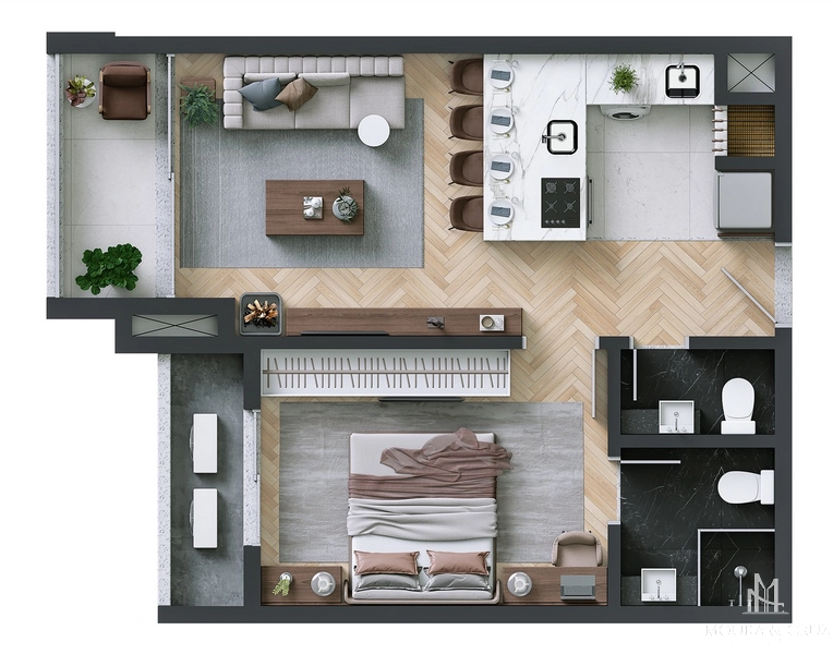 Apartamento 1 quarto no Centro de Canela: 18ª foto da galeria de imagens do imóvel