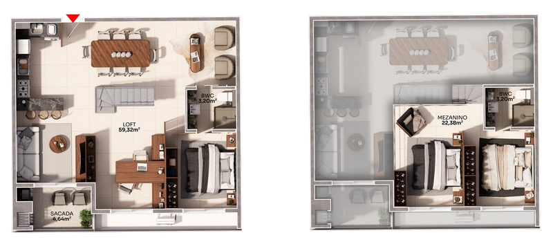 Apartamento em Construção na Cachoeira - Florianópolis: 36ª foto da galeria de imagens do imóvel
