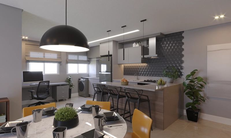Apartamento em Construção na Cachoeira - Florianópolis: 9ª foto da galeria de imagens do imóvel