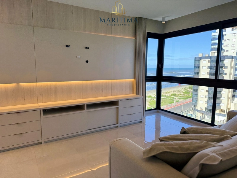 Apartamento pé na areia, mobiliado, vista mar de todos os cômodos!: 3ª foto da galeria de imagens do imóvel