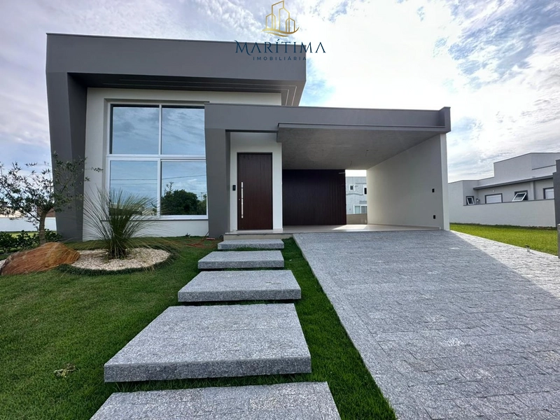 Casa nova com 3 suítes a venda no condomínio Marítimo!: 2ª foto da galeria de imagens do imóvel