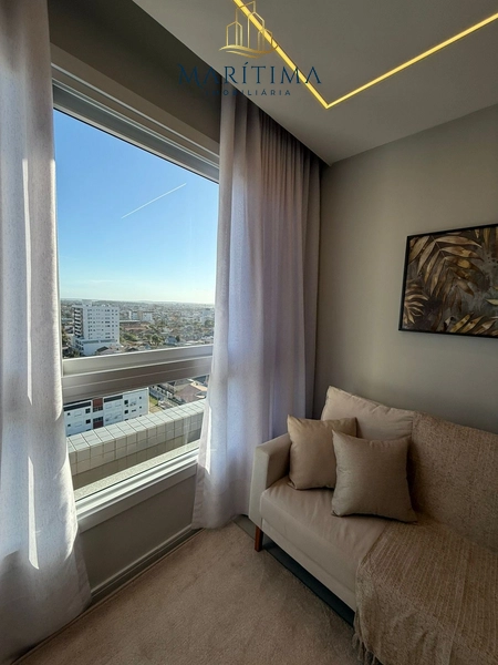 Apartamento novo, decorado, com 1 suíte + lavabo, vista mar!: 4ª foto da galeria de imagens do imóvel