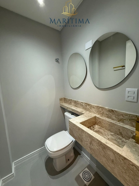 Apartamento novo, decorado, com 1 suíte + lavabo, vista mar!: 7ª foto da galeria de imagens do imóvel