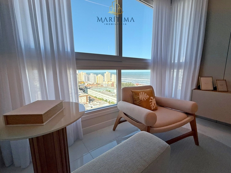 Apartamento mobiliado e decorado com vista para o mar!: 4ª foto da galeria de imagens do imóvel