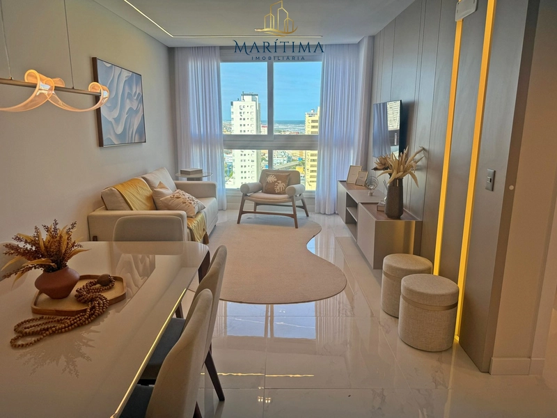 Apartamento mobiliado e decorado com vista para o mar!: 5ª foto da galeria de imagens do imóvel