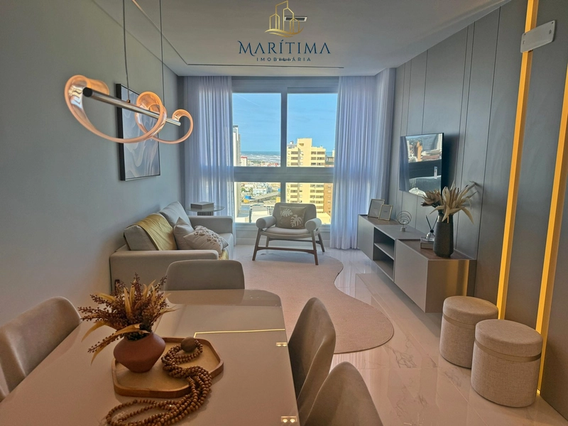 Apartamento mobiliado e decorado com vista para o mar!: 6ª foto da galeria de imagens do imóvel