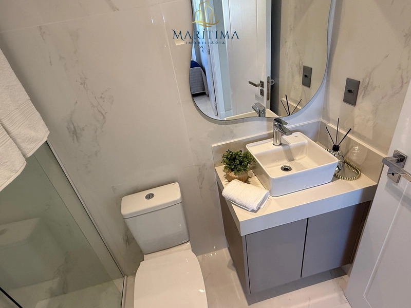 Apartamento mobiliado e decorado com vista para o mar!: 20ª foto da galeria de imagens do imóvel