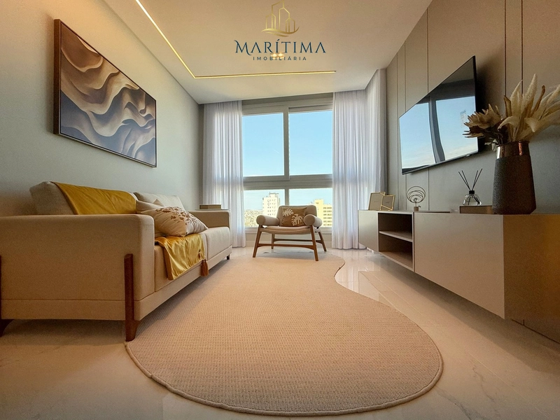 Apartamento mobiliado e decorado com vista para o mar!: 3ª foto da galeria de imagens do imóvel