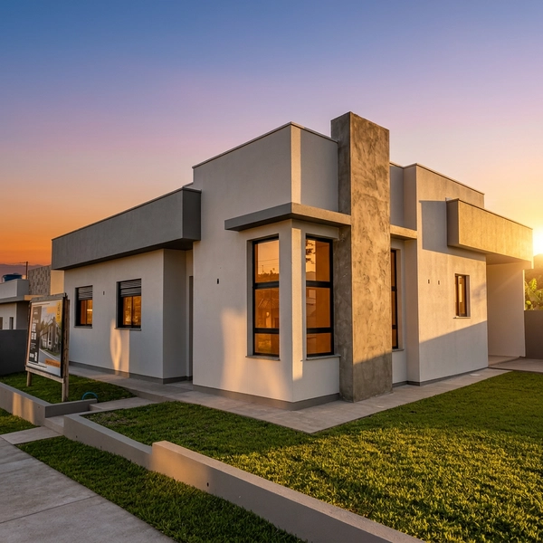 Casa Nova de Esquina 3 Dorms | San Vicente, Montenegro | R$569 Mil: 2ª foto da galeria de imagens do imóvel