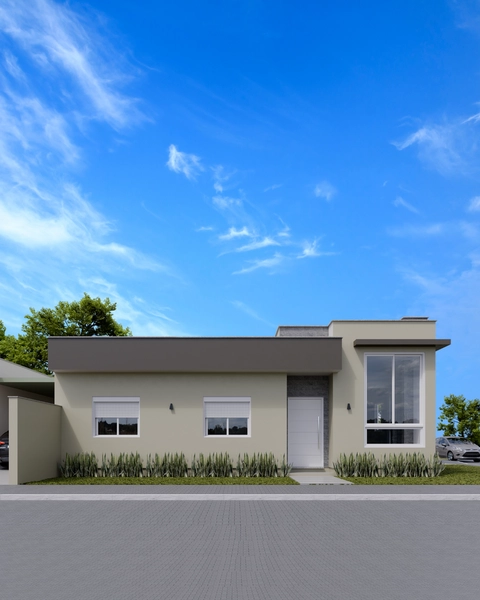 Casa Nova de Esquina 3 Dorms | San Vicente, Montenegro | R$569 Mil: 2ª foto da galeria de imagens do imóvel