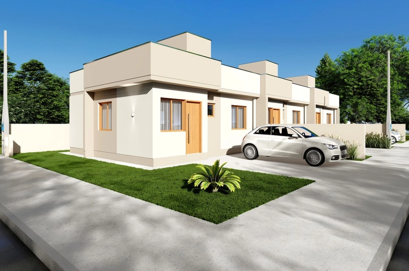 Casas Novas, 2 Dorms no Eco City, Faxinal | A Partir de R$269mil
