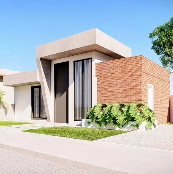 Casa Nova com Pé-Direito Alto no Loteamento San Vicente, Montenegro