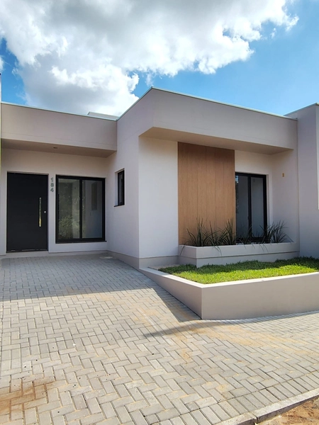 Casa Nova com 2 Dormitórios no Loteamento Eco City – Bairro Faxinal: 1ª foto da galeria de imagens do imóvel