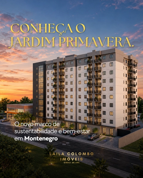 Condomínio Jardim Primavera: Apês e Estúdios em Montenegro: 1ª foto da galeria de imagens do imóvel