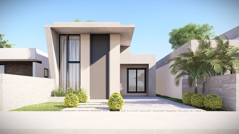 Casa Moderna em Construção com Suíte e Pé-Direito Alto em Montenegro: 1ª foto da galeria de imagens do imóvel