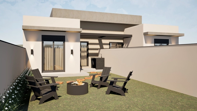 Casa de 2 Dormitórios com Pátio no Loteamento Porto Rico em Montenegro: 5ª foto da galeria de imagens do imóvel