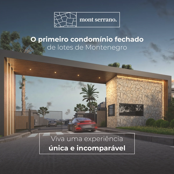 Conheça o Mont Serrano, o primeiro condomínio fechado de lotes de Mont: 1ª foto da galeria de imagens do imóvel