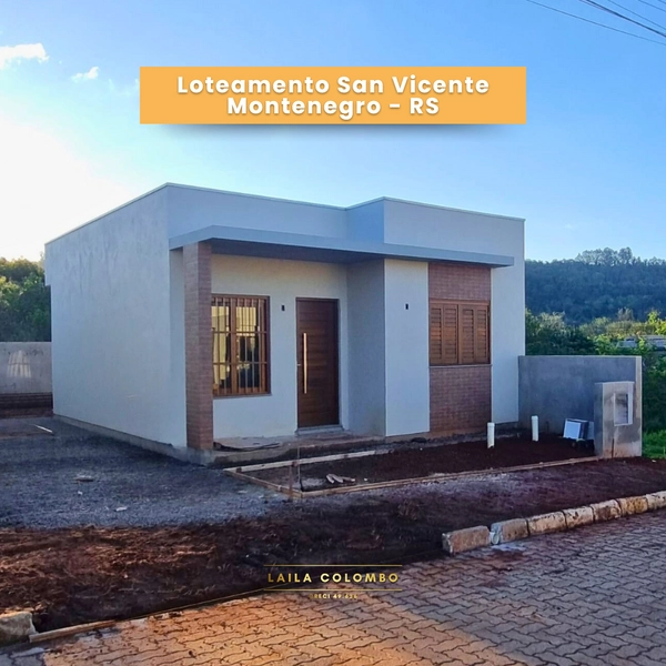 Casa nova, 2 quartos à venda no Loteamento San Vicente em Montenegro: 1ª foto da galeria de imagens do imóvel