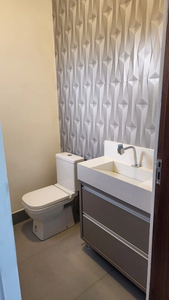 Casa nova com 3 dormitórios no condomínio Ouro ville, em Taubaté SP: 6ª foto da galeria de imagens do imóvel