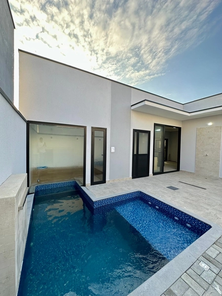 Casa nova 3 suítes, escritório, piscina, sauna e armários - Condomínio: 8ª foto da galeria de imagens do imóvel