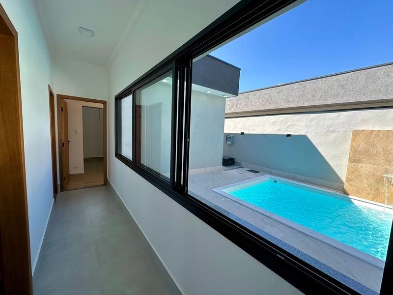 Casa térrea moderna nova com 3 dormitórios e piscina - Condominio: 18ª foto da galeria de imagens do imóvel