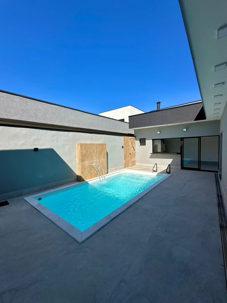Casa térrea moderna nova com 3 dormitórios e piscina - Condominio: 49ª foto da galeria de imagens do imóvel