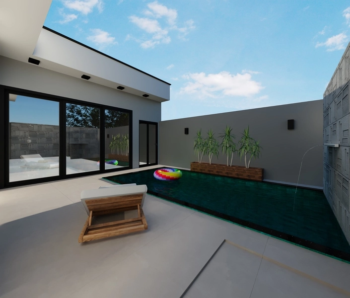 Casa nova e com piscina, condomínio fechado em Taubaté SP Ouro Ville: 7ª foto da galeria de imagens do imóvel