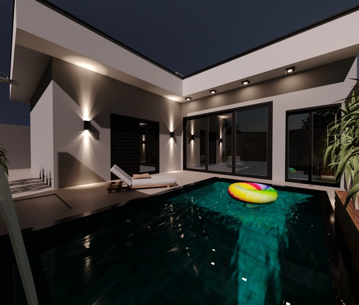Casa nova e com piscina, condomínio fechado em Taubaté SP Ouro Ville: 2ª foto da galeria de imagens do imóvel