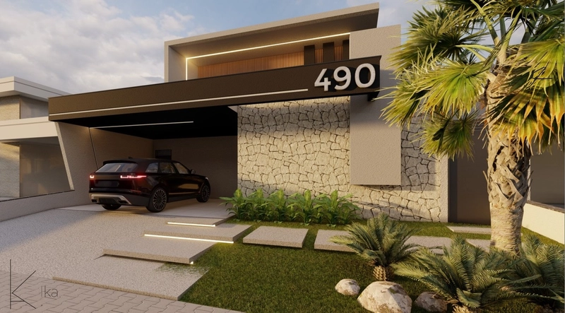 Casa térrea nova e moderna com 3 suítes, cozinha planejada e quintal: 6ª foto da galeria de imagens do imóvel
