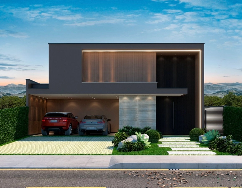 Casa com 4 suítes e piscina - Condomínio Taubaté Village SP: 1ª foto da galeria de imagens do imóvel