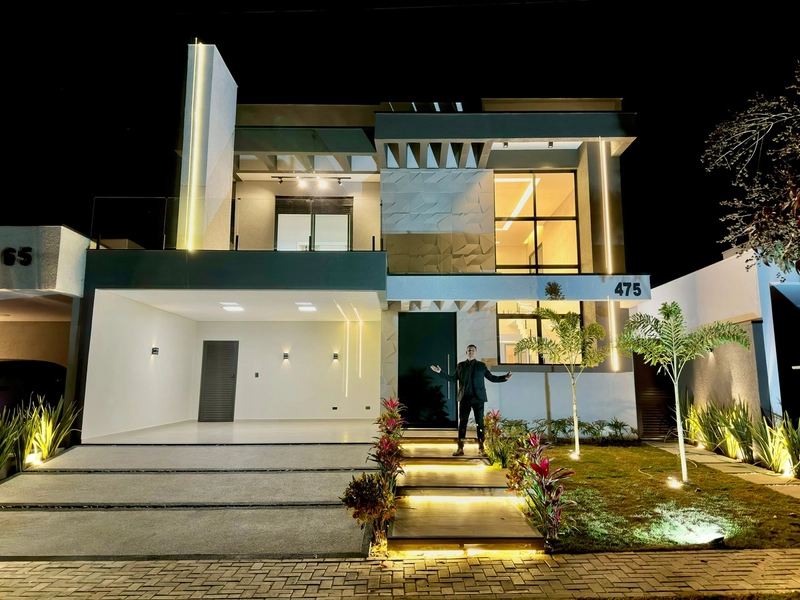 Casa nova com 4 suítes e piscina! Condomínio OuroVille Taubaté SP: 1ª foto da galeria de imagens do imóvel