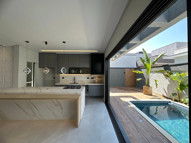 Casa nova com 4 suítes e piscina! Condomínio OuroVille Taubaté SP: 9ª foto da galeria de imagens do imóvel