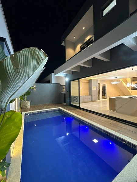 Casa nova com 4 suítes e piscina! Condomínio OuroVille Taubaté SP: 142ª foto da galeria de imagens do imóvel