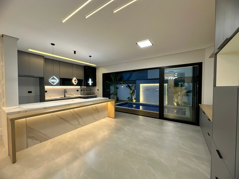 Casa nova com 4 suítes e piscina! Condomínio OuroVille Taubaté SP: 110ª foto da galeria de imagens do imóvel