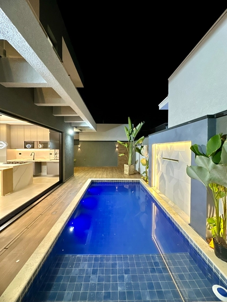 Casa nova com 4 suítes e piscina! Condomínio OuroVille Taubaté SP: 130ª foto da galeria de imagens do imóvel