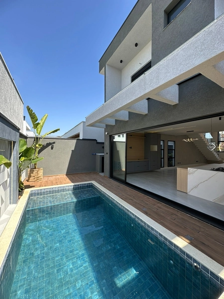 Casa nova com 4 suítes e piscina! Condomínio OuroVille Taubaté SP: 20ª foto da galeria de imagens do imóvel