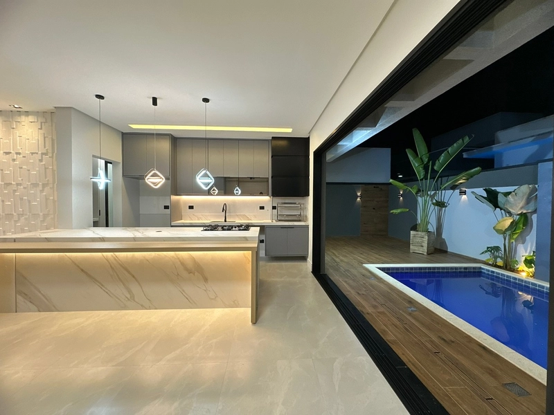 Casa nova com 4 suítes e piscina! Condomínio OuroVille Taubaté SP: 113ª foto da galeria de imagens do imóvel