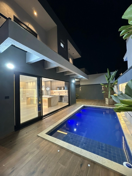 Casa nova com 4 suítes e piscina! Condomínio OuroVille Taubaté SP: 133ª foto da galeria de imagens do imóvel