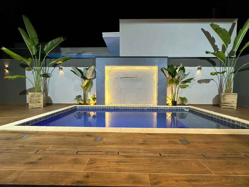 Casa nova com 4 suítes e piscina! Condomínio OuroVille Taubaté SP: 129ª foto da galeria de imagens do imóvel