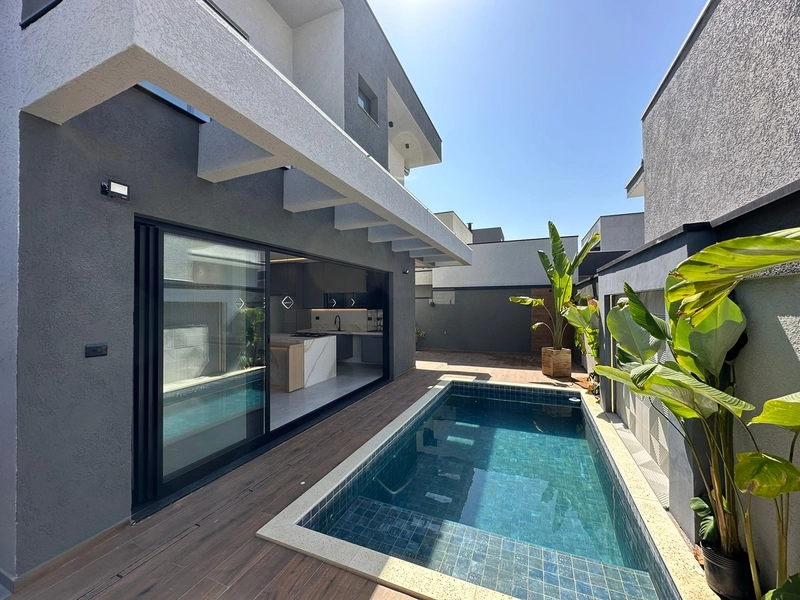 Casa nova com 4 suítes e piscina! Condomínio OuroVille Taubaté SP: 13ª foto da galeria de imagens do imóvel