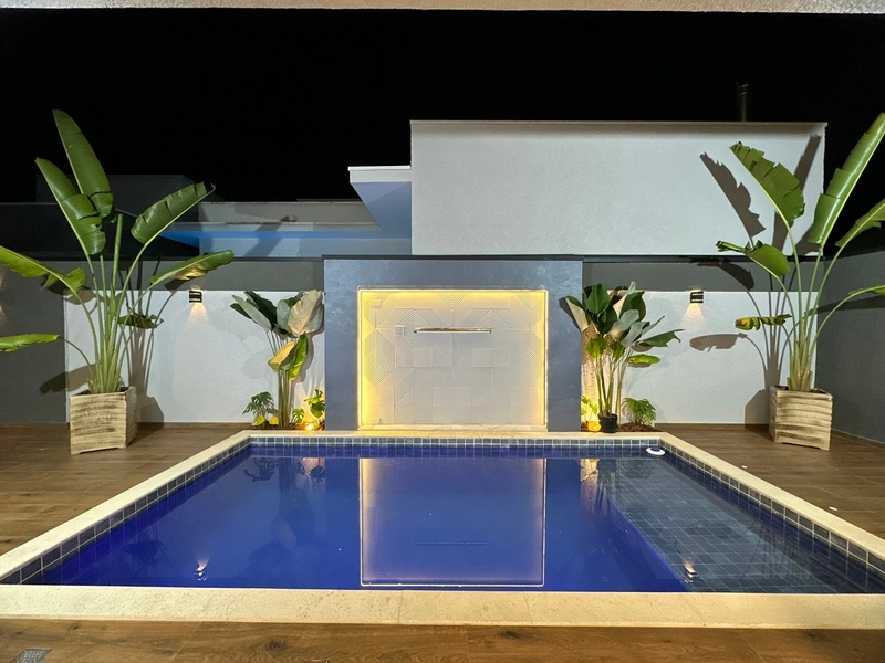 Casa nova com 4 suítes e piscina! Condomínio OuroVille Taubaté SP: 127ª foto da galeria de imagens do imóvel