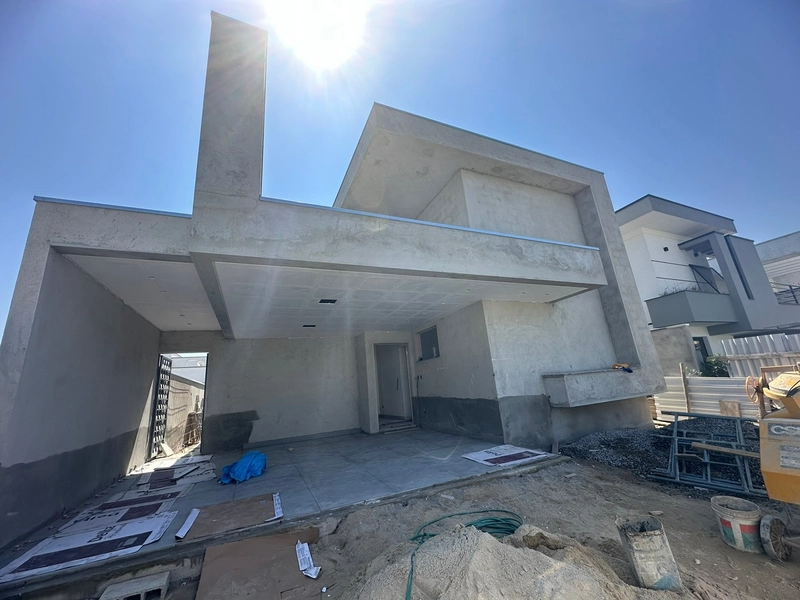 Casa térrea nova moderna com escritório e 3 suítes Condomínio fechado: 3ª foto da galeria de imagens do imóvel