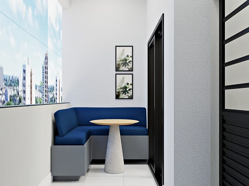 Apartamento novo com 2 dormitórios (1suíte) e sacada com churrasqueira: 7ª foto da galeria de imagens do imóvel