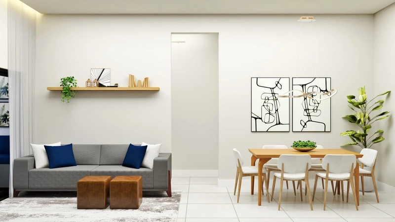 Apartamento novo com 2 dormitórios (1suíte) e sacada com churrasqueira: 5ª foto da galeria de imagens do imóvel