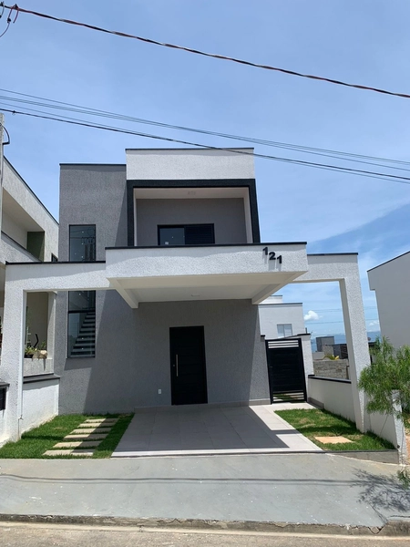 Casa nova e moderna com 3 suítes em condomínio fechado em Taubaté SP: 1ª foto da galeria de imagens do imóvel