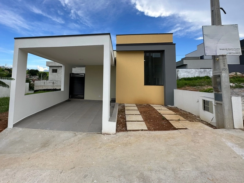 Casa nova 3 dormitórios - Condomínio Recanto Tropical - Taubaté/SP: 1ª foto da galeria de imagens do imóvel