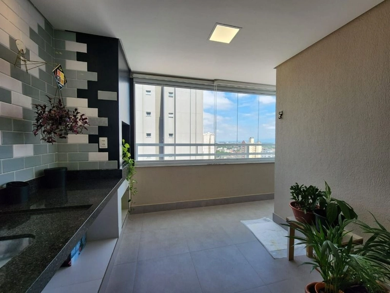 Apartamento com 3 dormitórios, 2 vagas e varanda gourmet em Taubaté SP: 3ª foto da galeria de imagens do imóvel