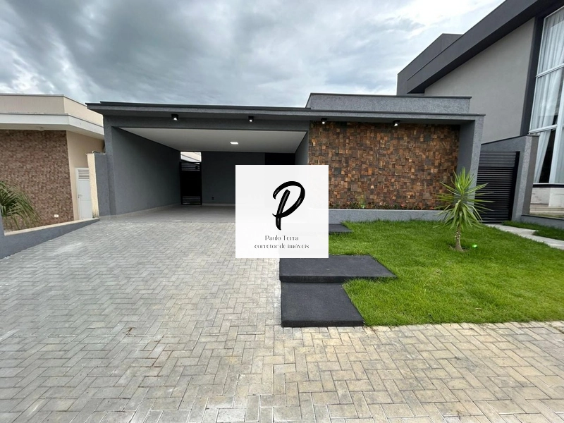 Casa nova com escritório e 3 dormitórios no Condomínio Ouro Ville: 1ª foto da galeria de imagens do imóvel
