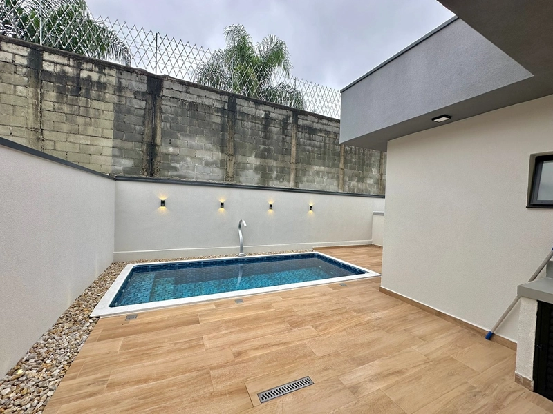 Casa nova com piscina e 3 dormitórios no condomínio Tecoara Taubaté SP: 8ª foto da galeria de imagens do imóvel
